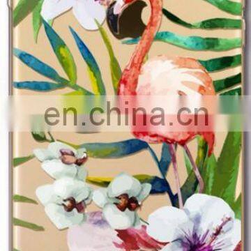 Soft Gel Clear Phone Case Printed Flamingo Phone Case Cover photo-3