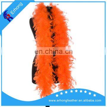 CHINA Factory Wholesale Top Quality 40G Dyed any Color Turkey Chandelle Feather Boa