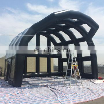 Strong PVC tarpaulin large inflatable transparent bubble tent for rent with the frame