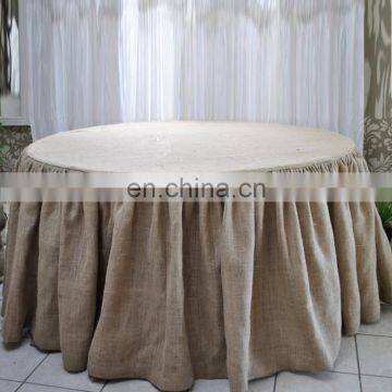 burlap fabric beer table cloth logo