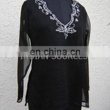 Chiffon Beaded Kurta for Promotion