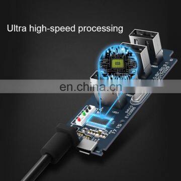 Free Sample Free Shipping,ORICO W5P-U3-100 4-Port USB 3.0 Desktop HUB With 100cm Micro USB Cable Power Supply (Black) photo-5