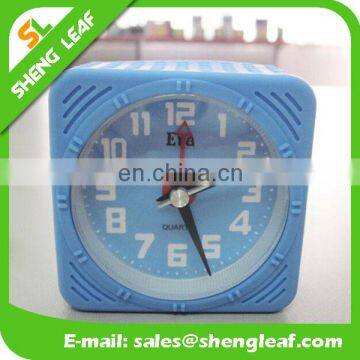 Small Alarm Clock Silicone Alarm Clock Snooze Mute Electronic Clock photo-4