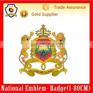 metal coat of arms,Morocco heraldry national symbol(HH-emblem-009H)