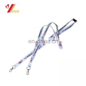 Polyester blank Lanyard with safety buckle