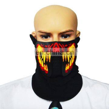 Party Decoration el Panel Sound Activated Led Mask