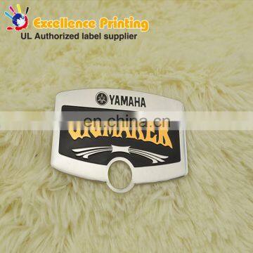 self adhesive custom metal car sticker