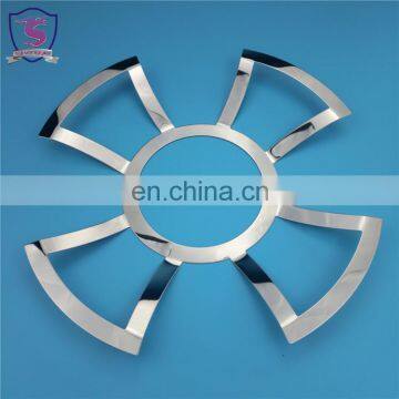 Metal sheet fabricated metal candle plate