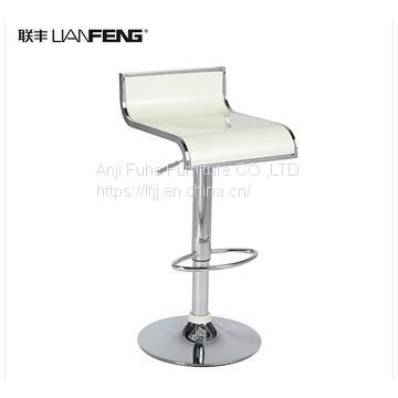 hot sale PU leather bar stool restaurant chair with footrest