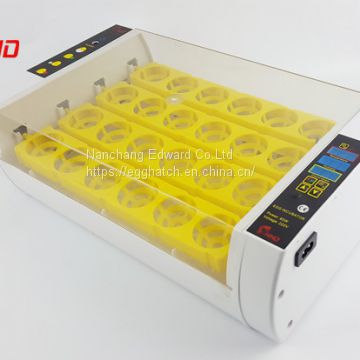 NEW! 98% Hatching Rate Full Automatic 24 Eggs Mini Chicken Egg Incubator For Sale