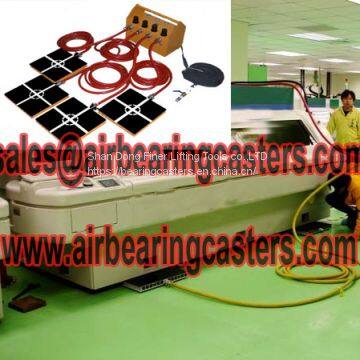 Air bearing casters is working flexible and conveniently