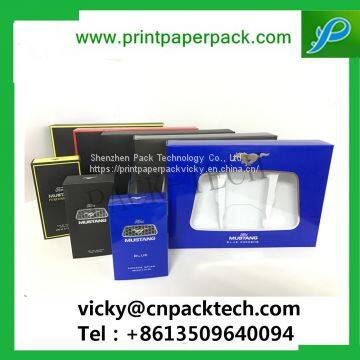 Customized Luxury Fullset PVC Window Packaging Jewelry Box Gift Electrionic Products Packaging Cardboard Box