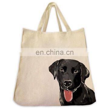 Reusable Canvas Cotton Dog Cat and Pet Tote Bags Shoulder Handbags