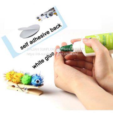 Assorted Bulk White and Black Round Craft Wiggly Eyes photo-3