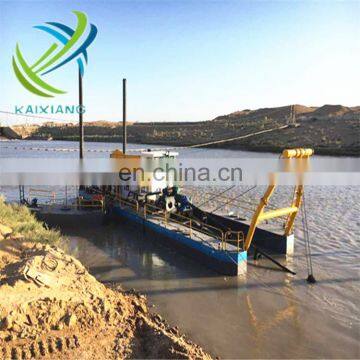 Sand jet suction digging dredger