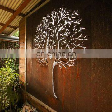 Newdecor autumn 3D tree wall art indoor for home