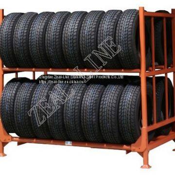 Warehouse Storage Heavy Duty Steel Stacking Tire Racking Tire Rack