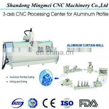 3 Axis Cnc Machine Center for Aluminum Profile Curtain Wall photo-7