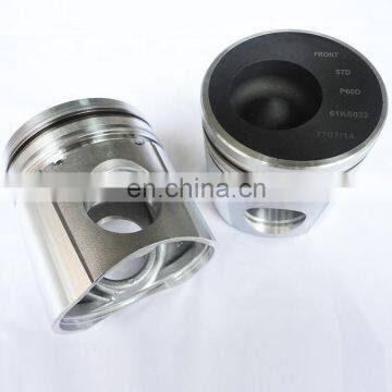 Excavator engine piston 3917707 suit for diesel engine piston 6CT piston and rings