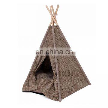 Factory Wholesale Linen Tent Relax Dog Coarse Bed