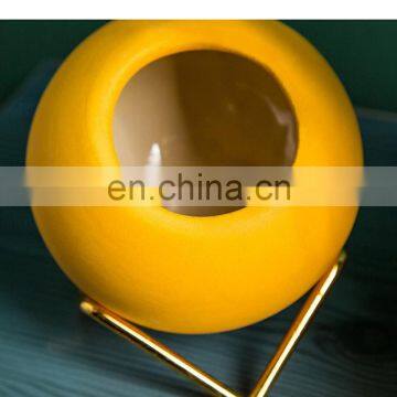 European Square Creative Metal Desktop Plant Pot Stand Flower Rack Succulent Plant Pot photo-4