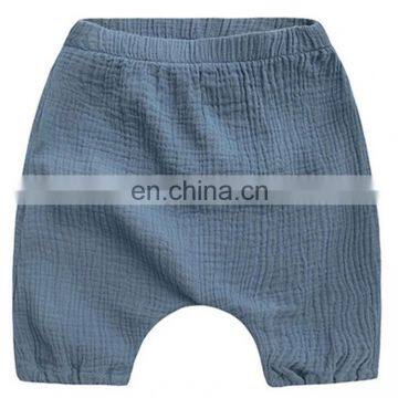 Summer Plain Organic Cotton Boys Girls Baby Diaper Pants photo-4