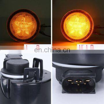 Automotive Parts Amber LED Indicator LED Turn Light for JK Jeep Wrangler Front Turning Light Signal Light
