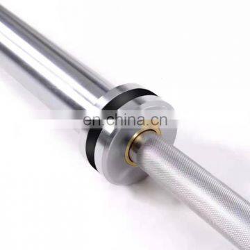 Pro Hard Chrome Coated Weight Capacity 1500lb 680kg 4 Needle Bearings Weightlifting Barbell DB52