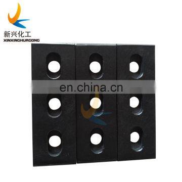 black color UHMWPE marine rubber fender facing pad exported to Russia, Australia, Korea, Thailand