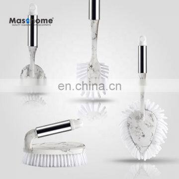 Masthome New Design Marble Stainless Steel Dish Brush Cleaning for Kitchen Washing photo-4