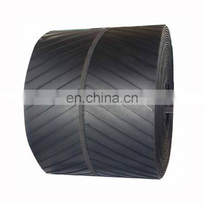 hot sale ep polyester optional pattern chevron rubber conveyor belt