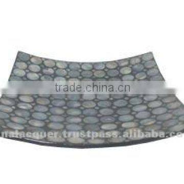 Lacquer tray, mother of pearl tray, square tray