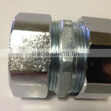 ELECTRIC CONDUIT CONNECTOR SELF-SET COUPLING