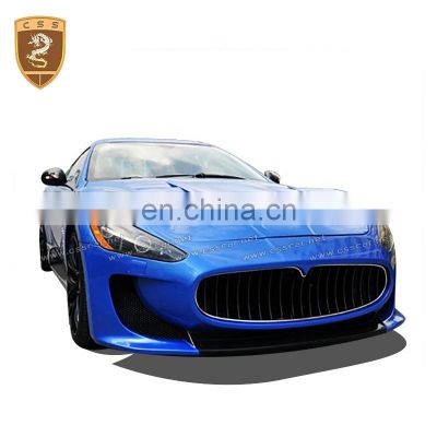 GT-MC Style Carbon Hood Fiberglass Side Skirts Fenders Wing Rear Diffuser Front Bumper Suitable For Maserati GT Car Kits