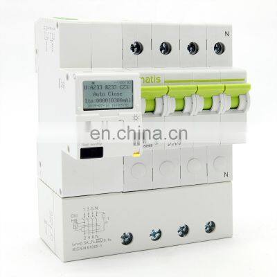 Smart Mini Circuit Breaker For APP Mobile Phone Control Hot 1P 2P 3P 4P RCBO WIFI Controllable Electricity Circuit Breaker