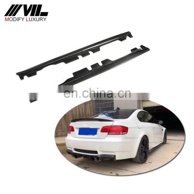 Popular Hot Carbon Fiber Side Skirt For BMW 3 Series E92 E93 M3 2008-2013