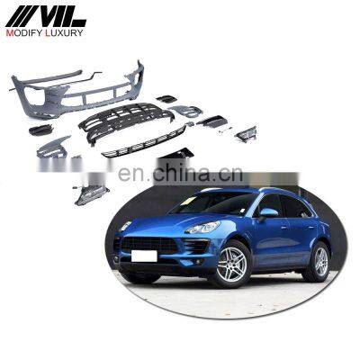 TURBO style body kit front bumper for Porsche MACAN