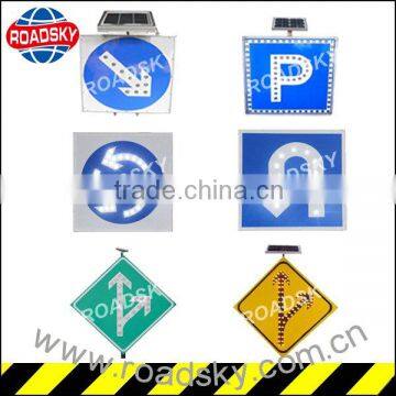 Square Metal Flashing Informative Traffic Sign