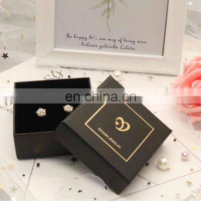Wholesale Empty Jewelry Gift Paper Packaging Boxes for Earring Necklace Logo Box photo-3