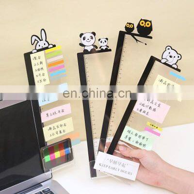Acrylic Transparent Computer Display Memo Holder Message Board for Sticky Note for Monitor photo-2