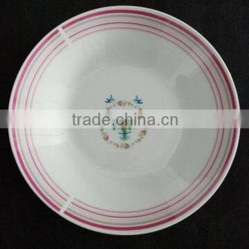 Mid east market soup plate, cheap bulk dinner plates, bulk ceramic plate dishes