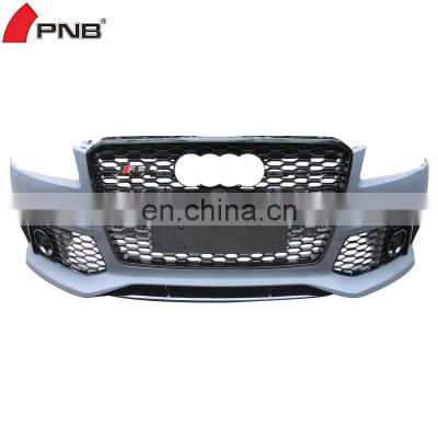 Car bodikits accessories RS8 Bumper With grill shovel For Audi A8 S8 High quality BodyKit for PP ABS Material 2015 2016 2017