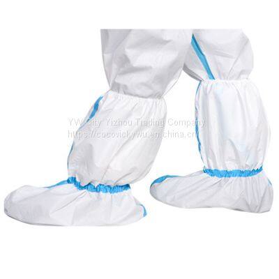 Professional Manufacture Cheap disposable foot antistatic medical lace-up isolation shoe covers