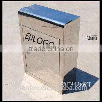 stainless steel apartment metal mailbox