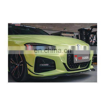 Car Bumper Canards Manufacturer Perfect Fitment 100% Dry Carbon Fiber Material For BMW 4 Series 430 G22