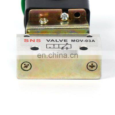 SNS MOV Series Aluminum Alloy Pneumatic Hand Control Air Mechanical Valve With Push Button photo-4