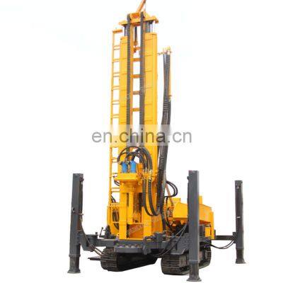 Borehole air compressor water well drilling rig for 100m water well with DTH hammer