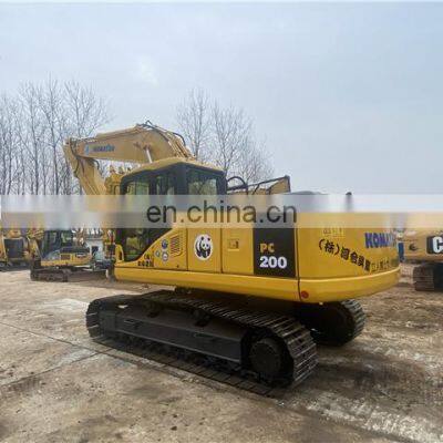 Second hand komatsu 200-7 crawler digger pc200 pc210 pc220 pc240 excavator machine