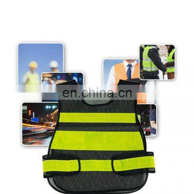 Men Women Adjustable and Breathable Mesh Safety Construction Work Running Vest