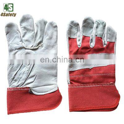 4SAFETY Leather Gloves For Men Working Use Factory Price photo-3